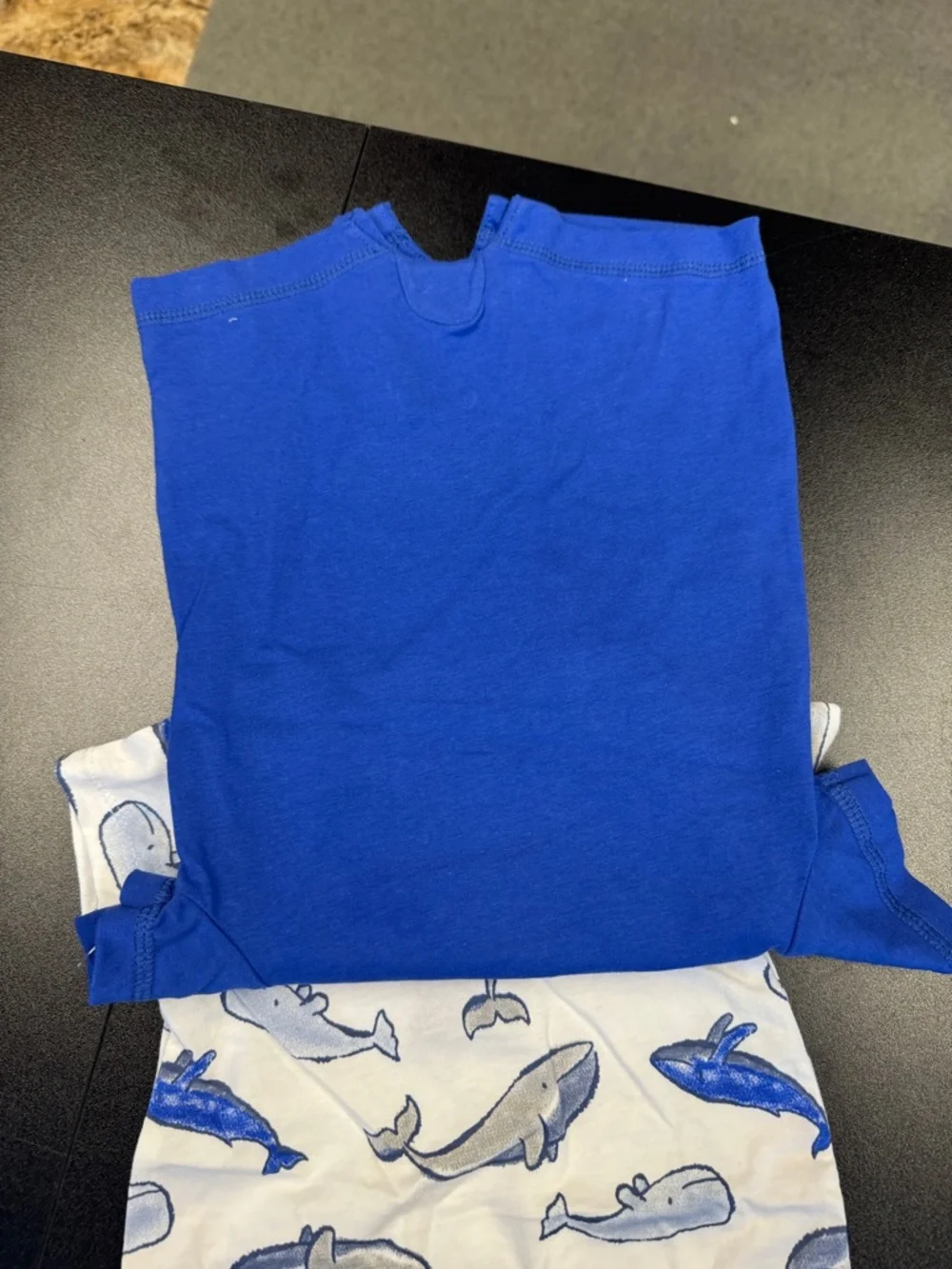 Carter's Blue‎ Whale Short-Sleeve One-Piece Bodysuit